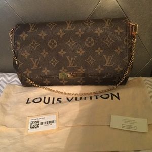 LOUIS VUITTON FAVORITE MM IN MONOGRAM